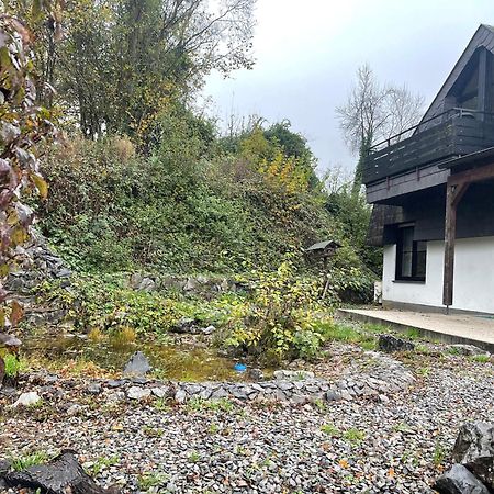 Gehobene Ferienwohnung Mit Grosser Terrasse Eigenem Garten Und Teich Ideal Sich Wohl Zu Fuehlen Hadamar Exterior photo